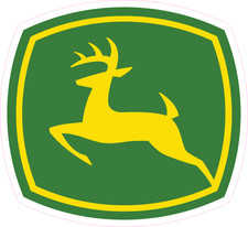 John Deere Logo Vinyl Sticker for Car, Laptop, Water Bottle, Toolbox - Multiple Fridge Sticker price