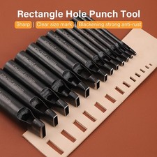 WUTA Anti-Rust Leather Hollow Punch Rectangle Slot Puncher Oblong Hole Cutter Hole Punch price