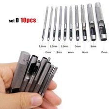 Mix Size Set 45# Steel Gasket Leather Belt Bag Round Hole Punch Hollow Cutter Hole Punch price