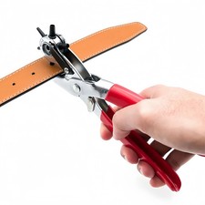 9" Leather Hole Punch Hand Pliers Belt Holes 6 Sized Puncher Heavy Duty Tool New Hole Punch price