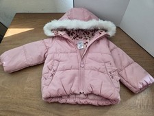 Carter's Baby Girl Pink Puffer Coat 18M + White Sherpa Vest  12M Bunch EUC Baby Coat price