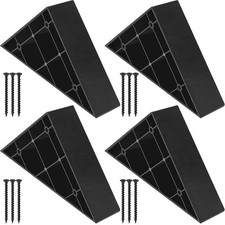 4 Sets Plastic Triangle Corner Sofa Couch Legs Replacement with Screws Corner Sofa / Set price