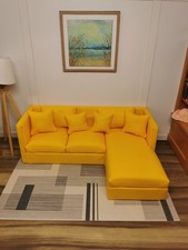 Dolls House 3 Seater Corner Sofa | 1:12th Scale | Handmade Corner Sofa / Set price