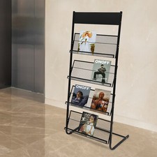 Office Newspaper Rack Magazine Stand Literature Holder Book Magazine Display Magazine Rack / Newspaper Rack price