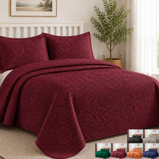 Luxury Cooling Comforter Bedding Set Quilted Coverlet Bedspread Bed Throw King Baby Bedspread Set price