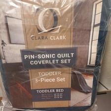 Clara Clark Toddler Quilts, 3 Piece Bedspread Coverlet Set, All Season  Blue Baby Bedspread Set price
