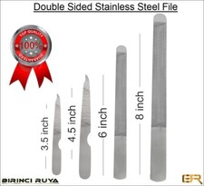 Stainless Steel Nail Files Double Sided Metal Nail File Manicure Pedicure Use UK File price