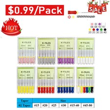Dental Endo Root Canal File K-FILES Stainless Steel Hand Use File 21/25mm File price