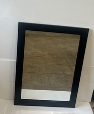 Rectangular Wall Mirror 14" x 20" Bathroom Mirror Black PS Frame Vanity Mirror Bathroom Mirror price