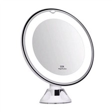 10X MAGNIFYING LIGHTED MAKEUP MIRROR Daylight LED Vanity Bathroom Travel Compact Bathroom Mirror price