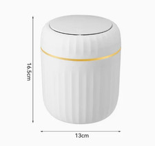 Mini Desktop Trash Can with Lid Garbage Waste Bin Organizer Bedroom Office Desk Office Trash Bin price