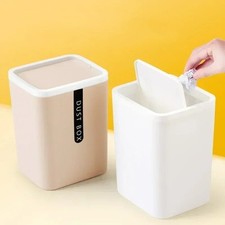 Mini Small Dust Box Waste Bin Desktop Garbage Basket Office Trash Can Dustbin Office Trash Bin price