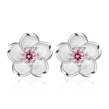 Silver Women Bee Zircon Dangle Earrings Crystal Drop Earrings Jewelry Gifts Silver Earrings price