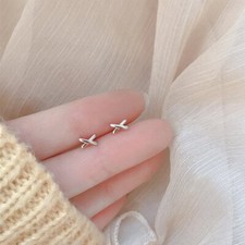 Fashion 925 Silver Flower Star Heart Ear Stud Earrings Women Party Jewelry Silver Earrings price