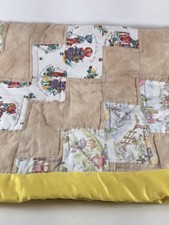 Vintage Handmade Baby Quilt 30 X 30" Patchwork Baby Quilt price