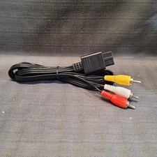 AV RCA Cable For Super Nintendo SNES N64 GameCube Cord Audio Video AV Composite RCA Cable price