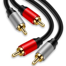 2RCA to 2RCA Cable 3Ft Gold-Plated 2 RCA Male to 2 RCA Male Stereo Audio Cabl... RCA Cable price