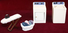 Dollhouse Miniatures Washer and Dryer Laundry Ironing board / accessories Ironing Boards and Accessories price