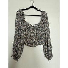 ASTR the Label Floral Corset Top | Puff Sleeve | Smocked Back | Romantic Women's Corset price