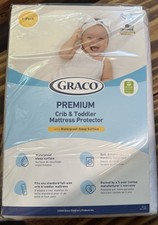 Graco Premium Crib & Toddler Mattress Protector With Waterproof Sleep Surface Baby Mattress Protector price