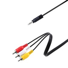 AUX Male 3.5mm to 3 RCA AV Audio Video Male Converter Cable TV Cord Adapter Wire Video Cable price