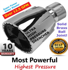 SUPER ULTRA HIGH PRESSURE SHOWER HEAD The Original Super Drencher  Over 12.5 GPM Shower Set price