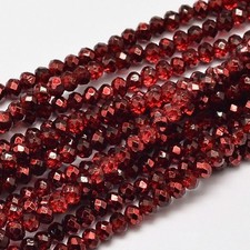 125 Bulk Beads Faceted Rondelle Dark Red Wholesale Spacers 4mm Abacus Strand Set Abacus price