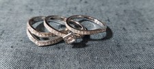 Swarovski 3 Ring Set (Size P/58) Swarovski Ring price