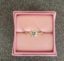 Swarovski Clear Crystal Round Stone Ring.  Size 7.  Used Great Condition. Swarovski Ring price