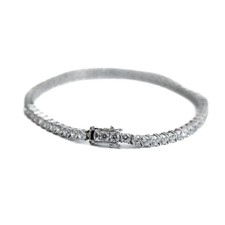 5-6.5 CTTW Tennis Bracelet, Lab-Created Diamonds, VVS, D  Silver  CD001 Diamond Bracelet price