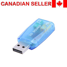 USB To 3.5mm Mic Headphone Jack Stereo Headset Audio 3D Adapter 5.1 Sound Card 1 Sound Card price