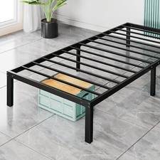 14 Inch Heavy Duty Metal Platform Bed Frame Twin Size Sturdy Steel Slat Support Bed Frame price