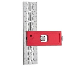 Red Combination Square Set Woodworking Joinery Measuring Ruler Carpenter Tool... Set Square price