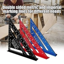 7 Inch Speed Square Ruler Aluminum Alloy Triangle Carpentry Measuring Tool Set Square price
