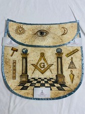 Masonic Apron Masonic Hand Painted Custom Painted Handcrafted Masonic Freemason Painting Apron price