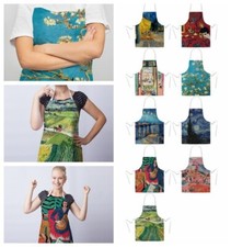 Linen Print Apron Painting Apron Kitchen Apron Oil Painting Vincent Van Gogh Painting Apron price