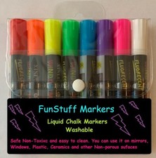 8 pcs Liquid Chalk Board Window Marker Erasable Pen 8 Pack Great FunStuff Marker Liquid Eraser price