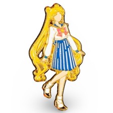 Sailor Moon Premium Label Pin Usagi Tsukino Brooch In School Outfit Cute Anime School Label price