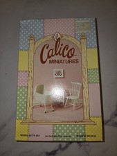 Vintage Calico Miniatures Model Kit N-101 Baby Room, Bassinet Rocker Night Stand Baby Room Nightstand price