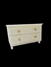 Miniature Short Dresser Night Stand - Dollhouse - Furniture - Bedroom - Nursery Baby Room Nightstand price