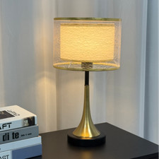 Farmhouse Lamps for Living Room Rustic Dimmable Bedroom Nightstand Table Lamp Baby Room Nightstand price