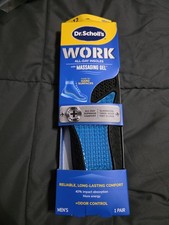 Dr Scholls Insoles Men WORK Massaging Gel Full Shoe Insole Sz 8-14 C1274 Trimfit Insoles & Care & Spray price