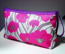 Clinique Flower Print Cosmetic Makeup Bag Makeup Bag price