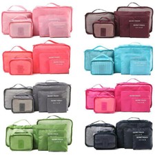 UK 6pcs Packing Cubes Luggage Storage Organizer Travel Compression Suitcase Bags Suitcase / Luggage price