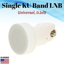 Universal Single KU Band LNB LNBF 0.3dB FTA HD Linear Satellite Dish 1 Port LNBs price