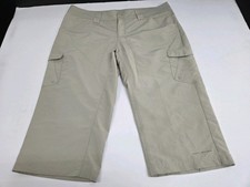 Columbia Womens Omni-Shade Beige Capri Cargo Shorts Size 10/18" #8503 Shorts & Capri (Outdoor) price