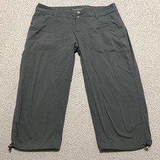 Columbia Womens 8 Pants Gray Capri Outdoor Hiking Nylon Lightweight Omni Shield Shorts & Capri (Outdoor) price