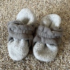 Zutano Gray Fleece Baby Booties Size 3 months Baby Booties price