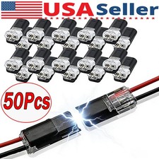 50pcs 2 Pin Waterproof Electrical Connector Car Automotive Wire Plug Terminal Connector price