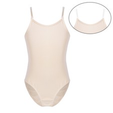 Kids Girls Gymnastic Leotard Ballet Dance Bodysuit Nude Camisole Tank AU Girls' Bodysuit price